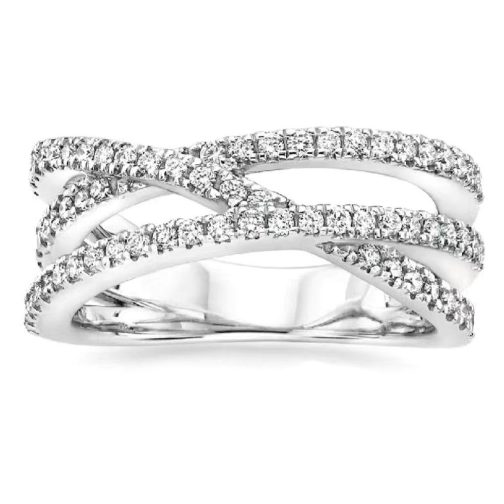 BNIB - Silver Multi Row Ring. - Picture 7 of 8